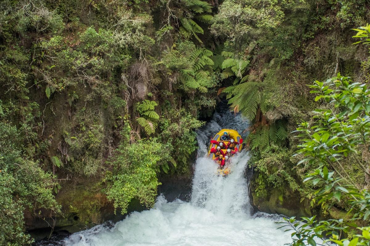 White water rafting in Rotorua