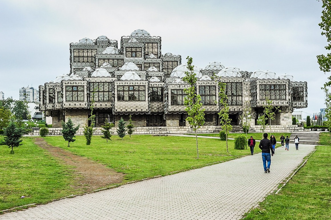 National Library in Prishtina, Kosovo